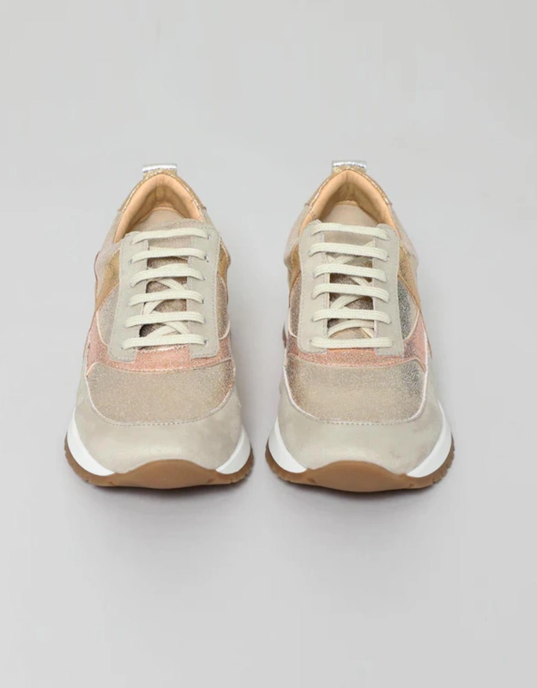 Cinda Vegan Metallic Trainers