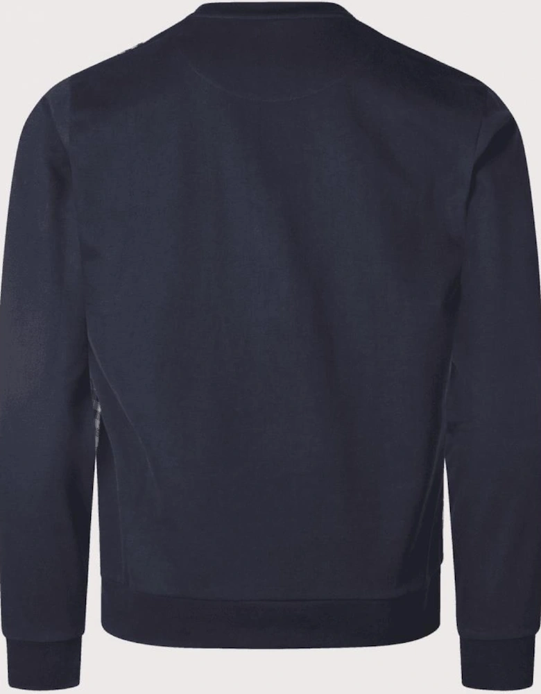 Cotton Check Sweatshirt