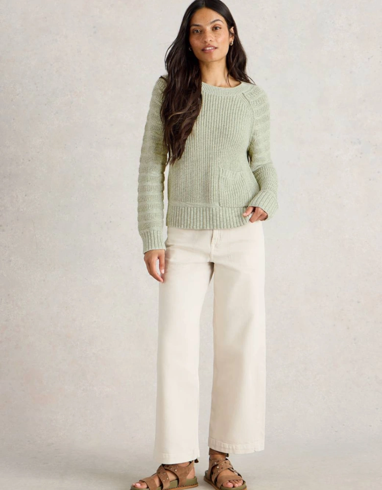 Women's Cindy Cotton Jumper Khaki Green