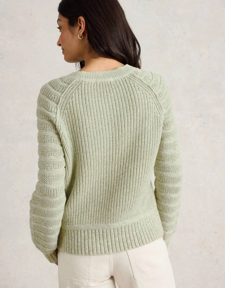 Women's Cindy Cotton Jumper Khaki Green