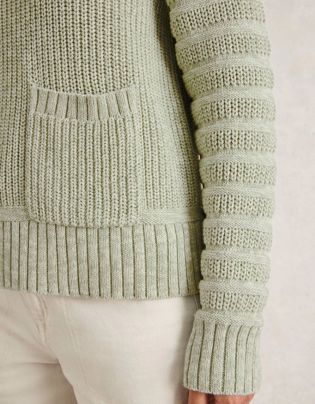 Women's Cindy Cotton Jumper Khaki Green