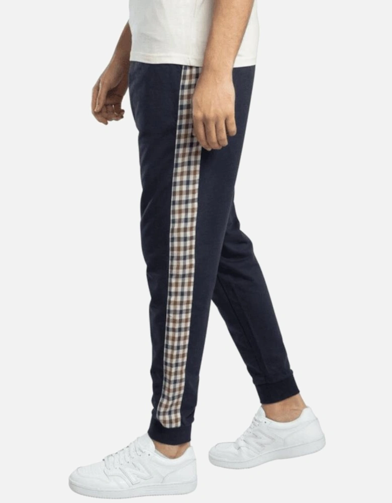 Club Check Taped Navy Jogging Pant