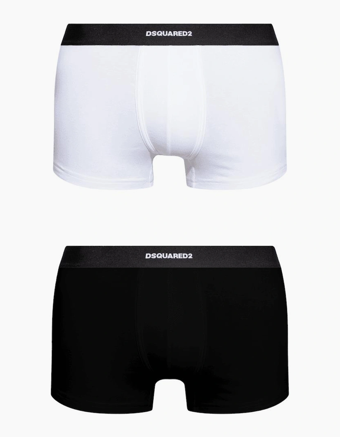 Dsquared2 Men's Black/White Cotton 2Pack Boxers  35/34/32 L