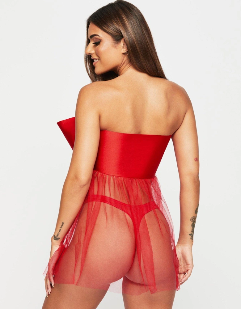 All Wrapped Up Dress - Red