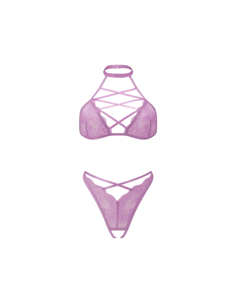 Admired Crotchless Set