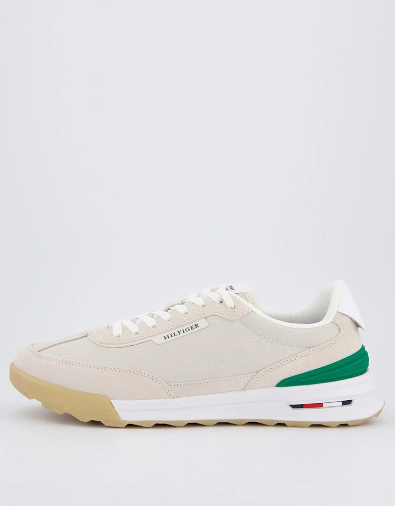 Retro Runner Seasonal Trainers - Cream