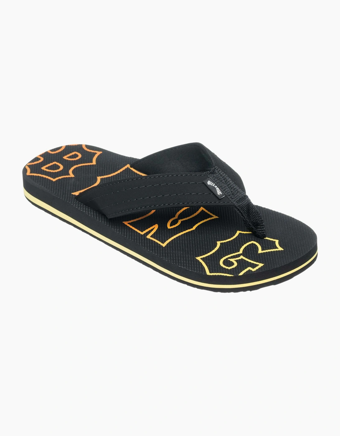 Billabong Boy's Billabong Kids All Day Theme Flip Flops - Black