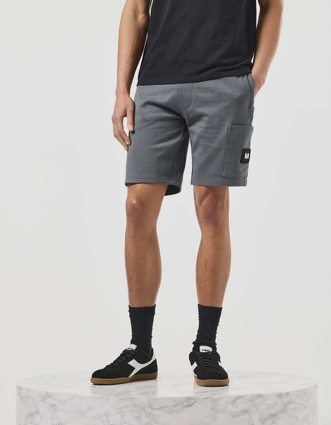 Hawkins Jogger Shorts - Zinc, 9 of 8