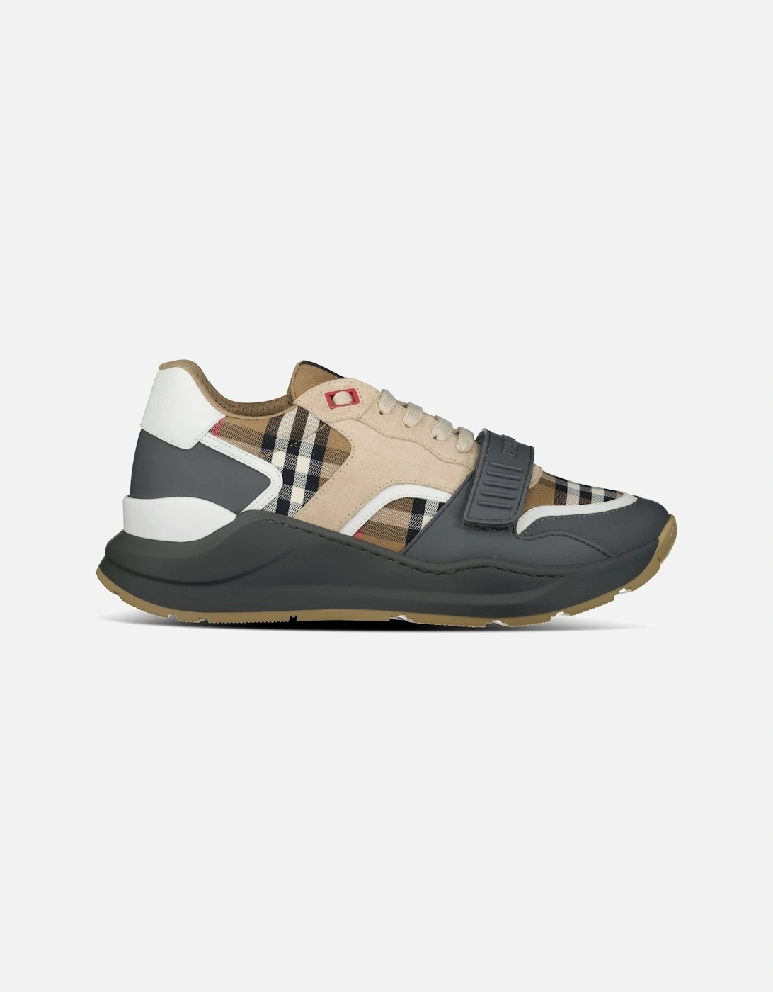 Burberry Men's Burberry 'Ramsey Runner' Trainers Taupe Brown - Cream