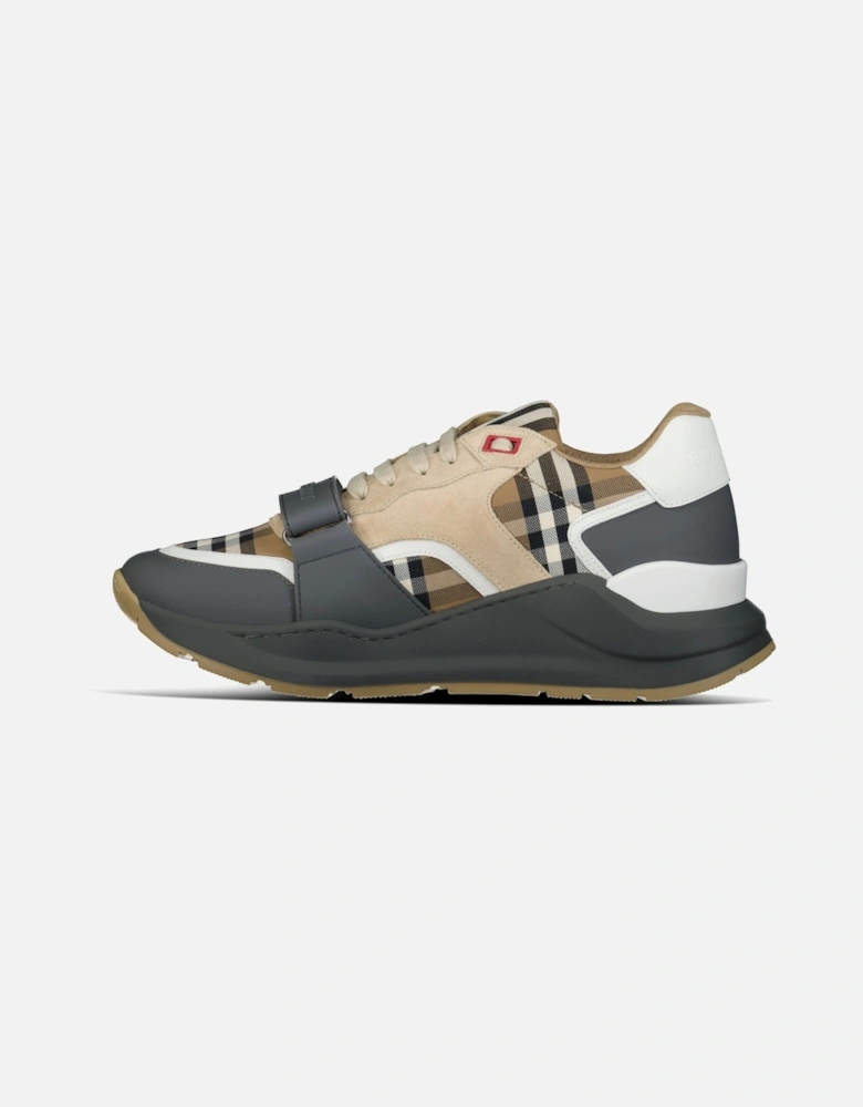 'Ramsey Runner' Trainers Taupe Brown
