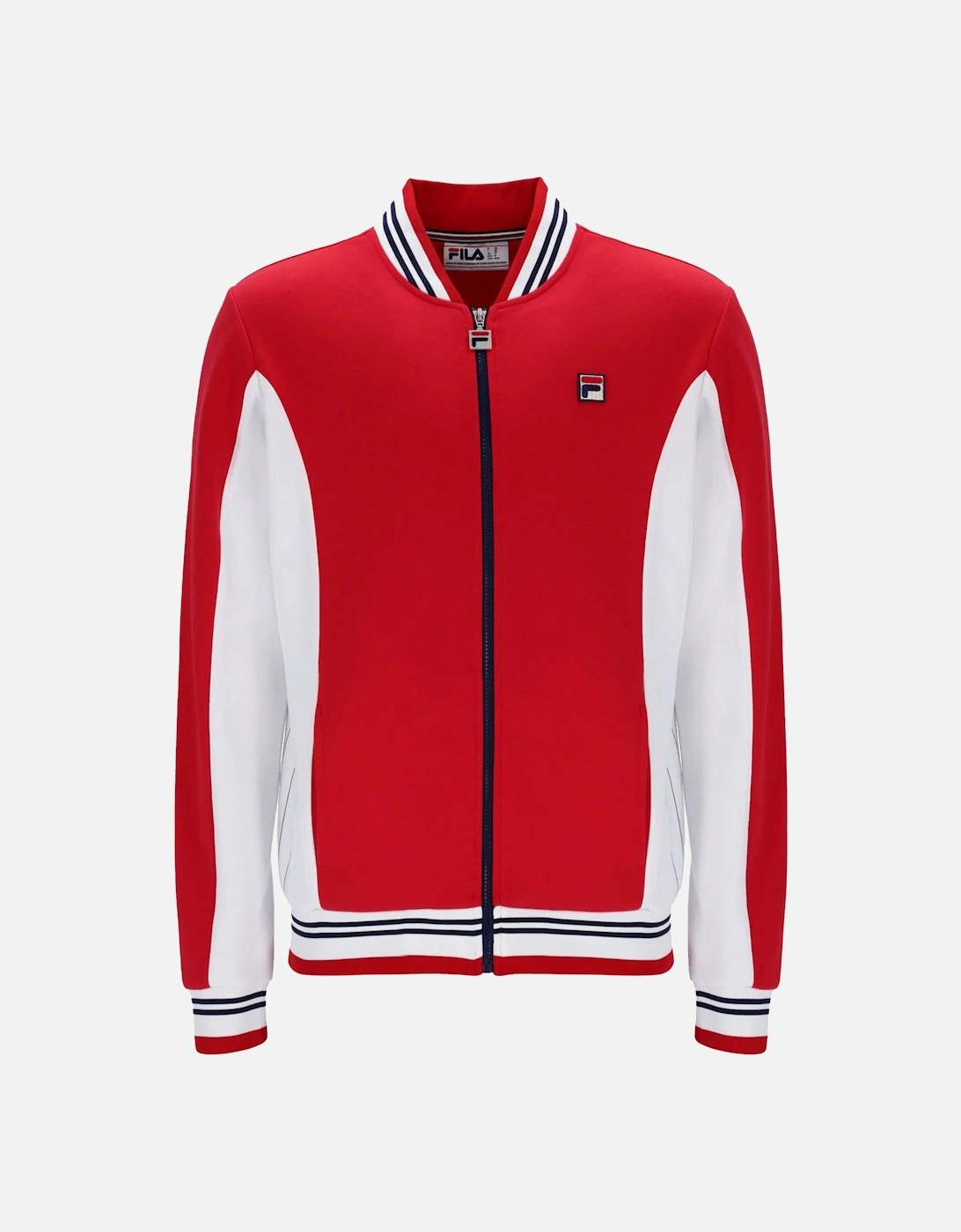 Fila Men's Red Settanta Baseball Track Top Jacket - : Xxl