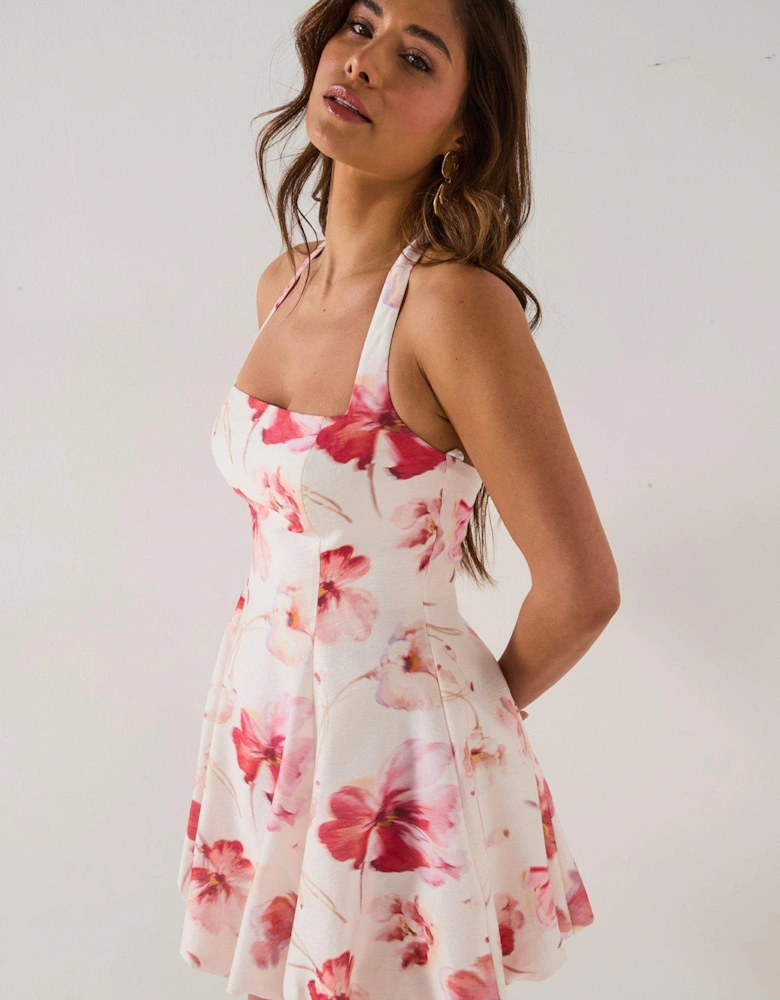 Brenda Bubble Hem Mini - Multi