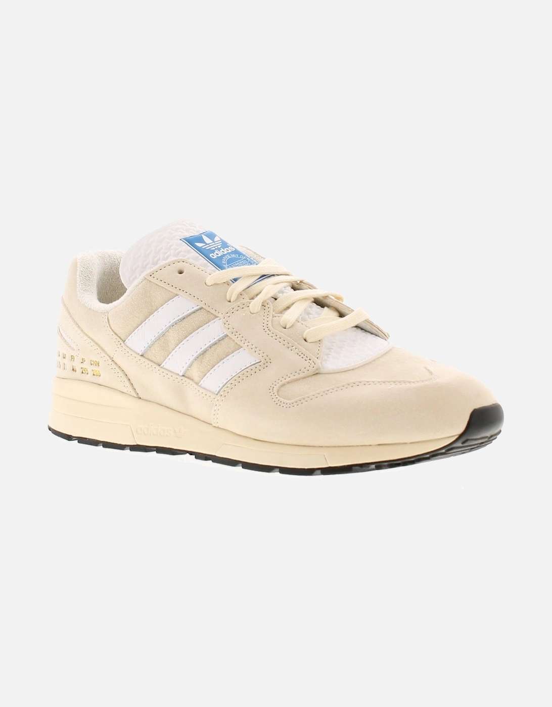 Men's Adidas Originals Mens Trainers ZX 420 Leather Lace Up Beige UK Size - Cream - Size: 9