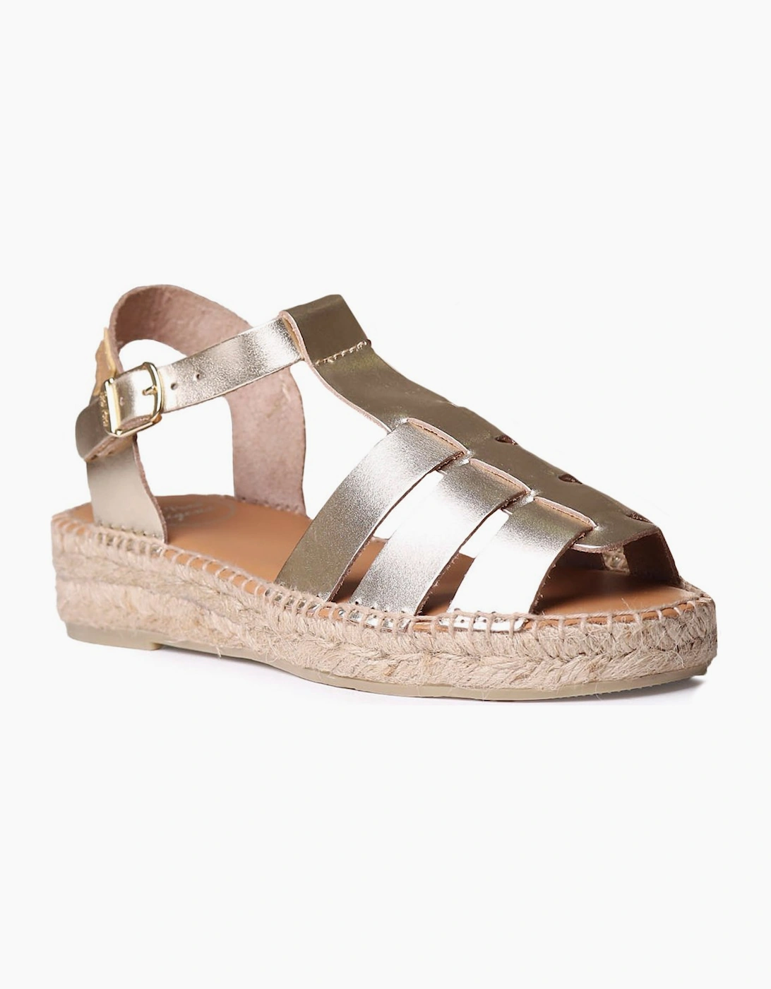 Toni Pons Women's Emma Womens Sandals - Gold - Size: 4