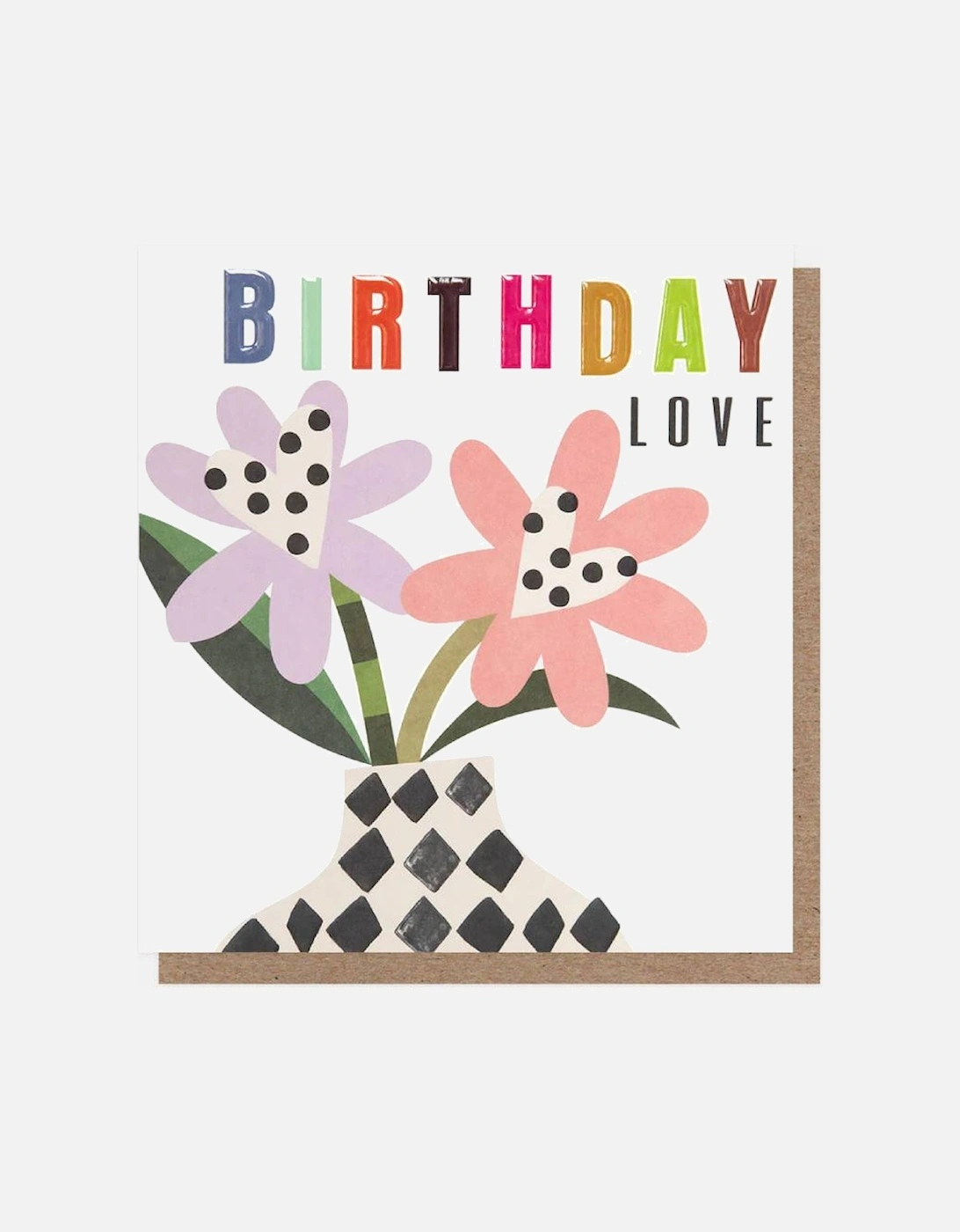 Flowers & Hearts Birthday Love Card, 2 of 1