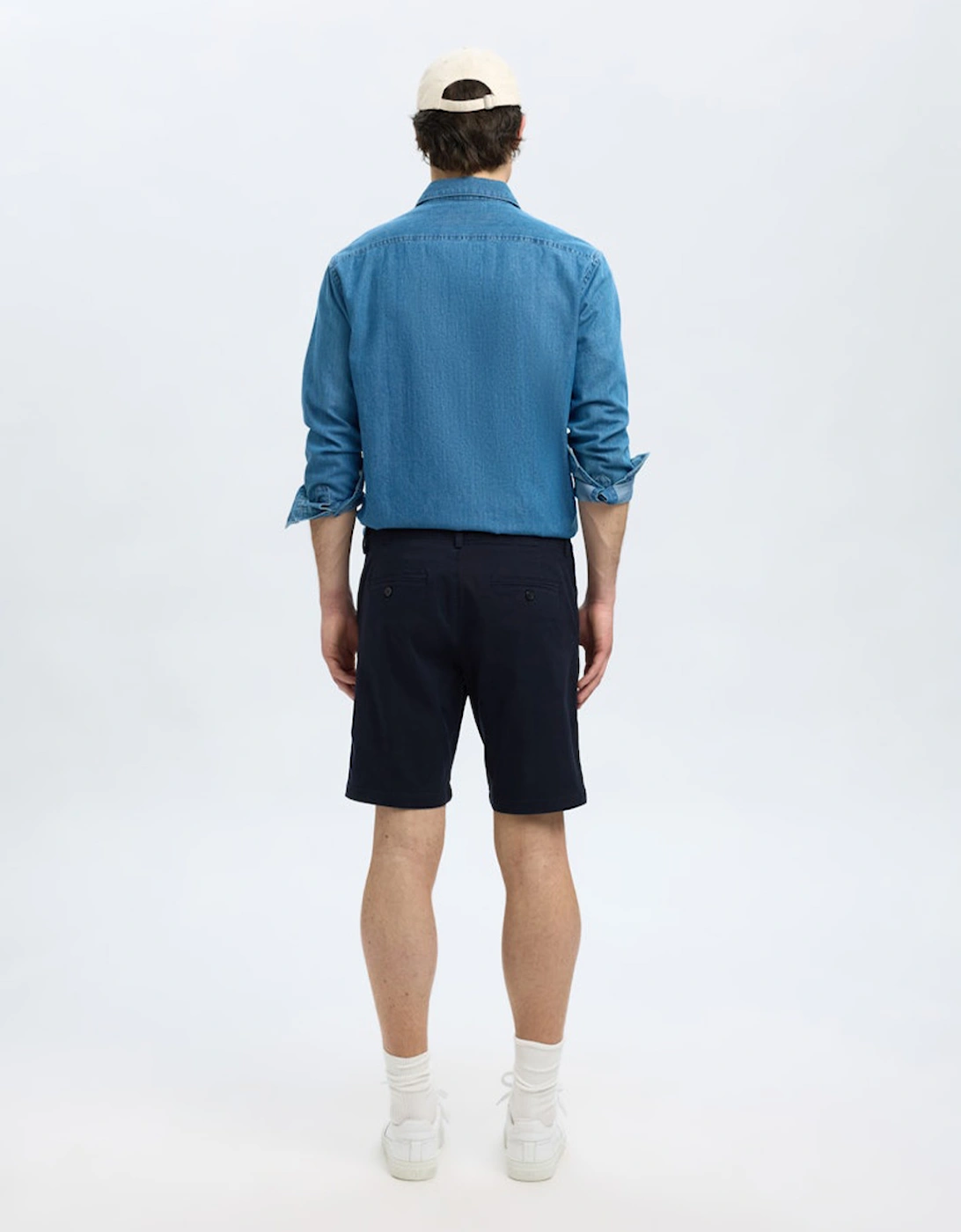 Homme Slim-Miles Flex Shorts Dark Sapphire