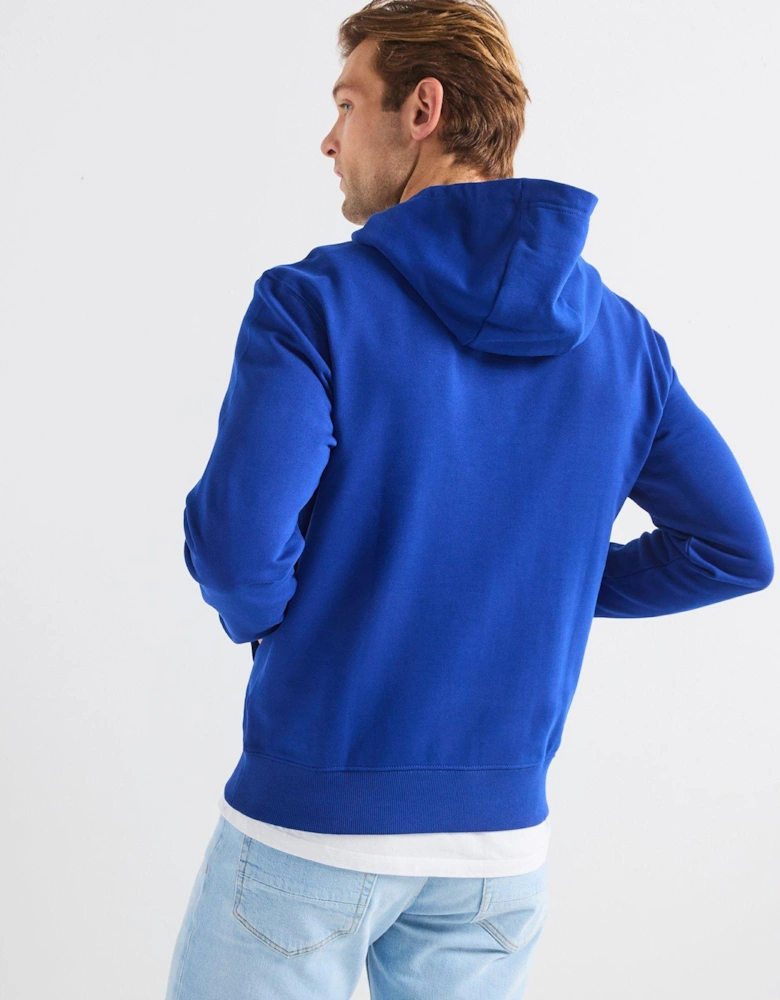 Centre Stack Hoodie - Blue
