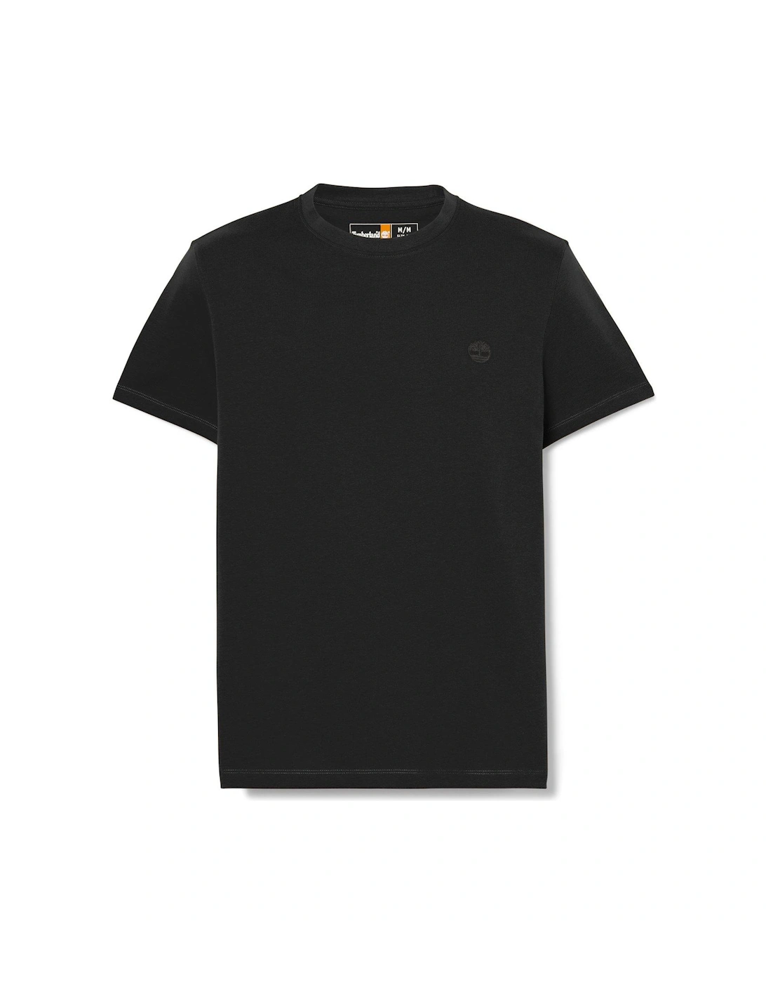 Short Sleeve Dunstan River Logo T-Shirt - Black