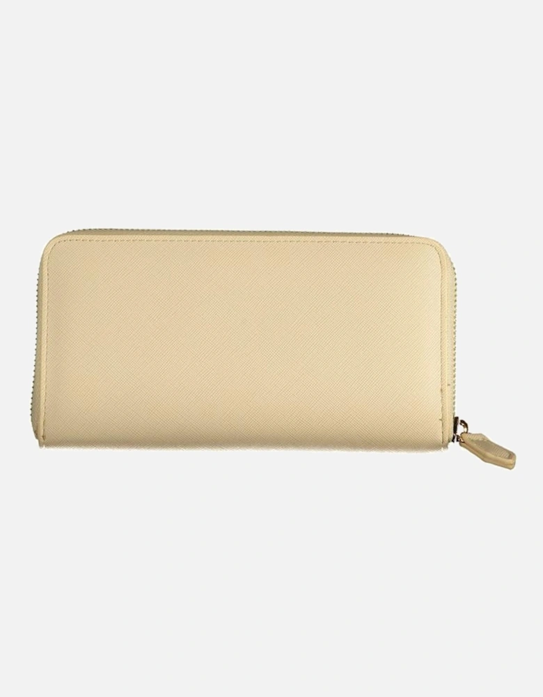 Wallet with 6 Compartments and Coin Purse Women - Beige Wallets