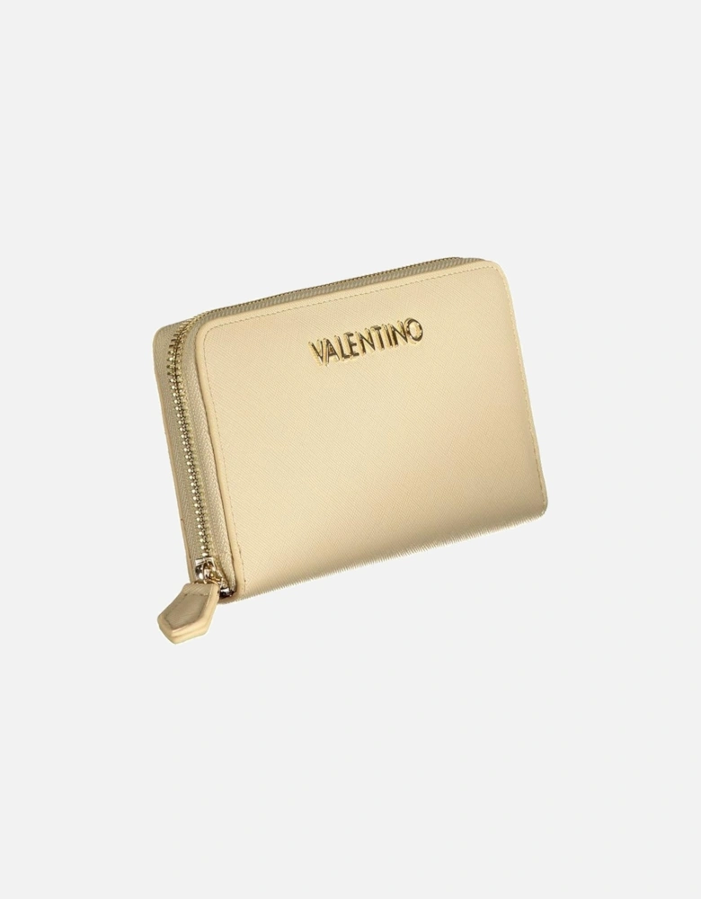 Wallet with 6 Compartments and Coin Purse Women - Beige Wallets