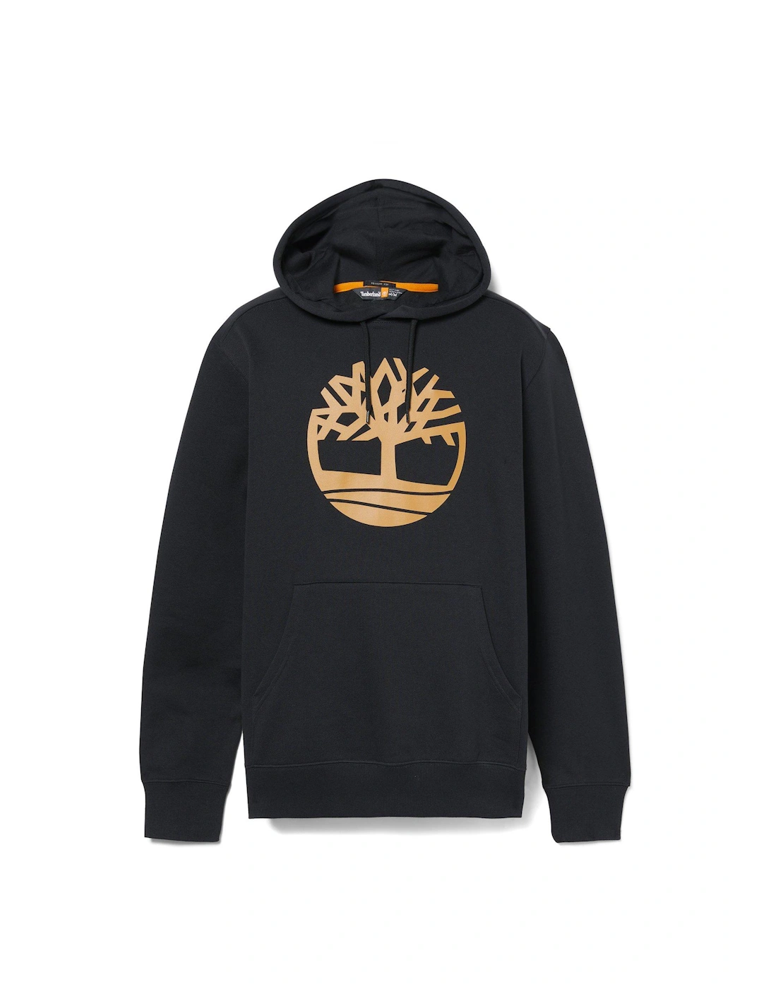 Kennebec River Tree Logo Overhead Hoodie - Black
