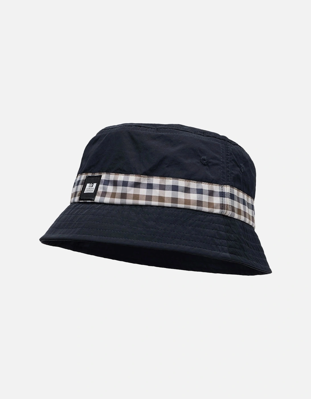 Queensland Bucket Hat - Navy/ Mid House Check