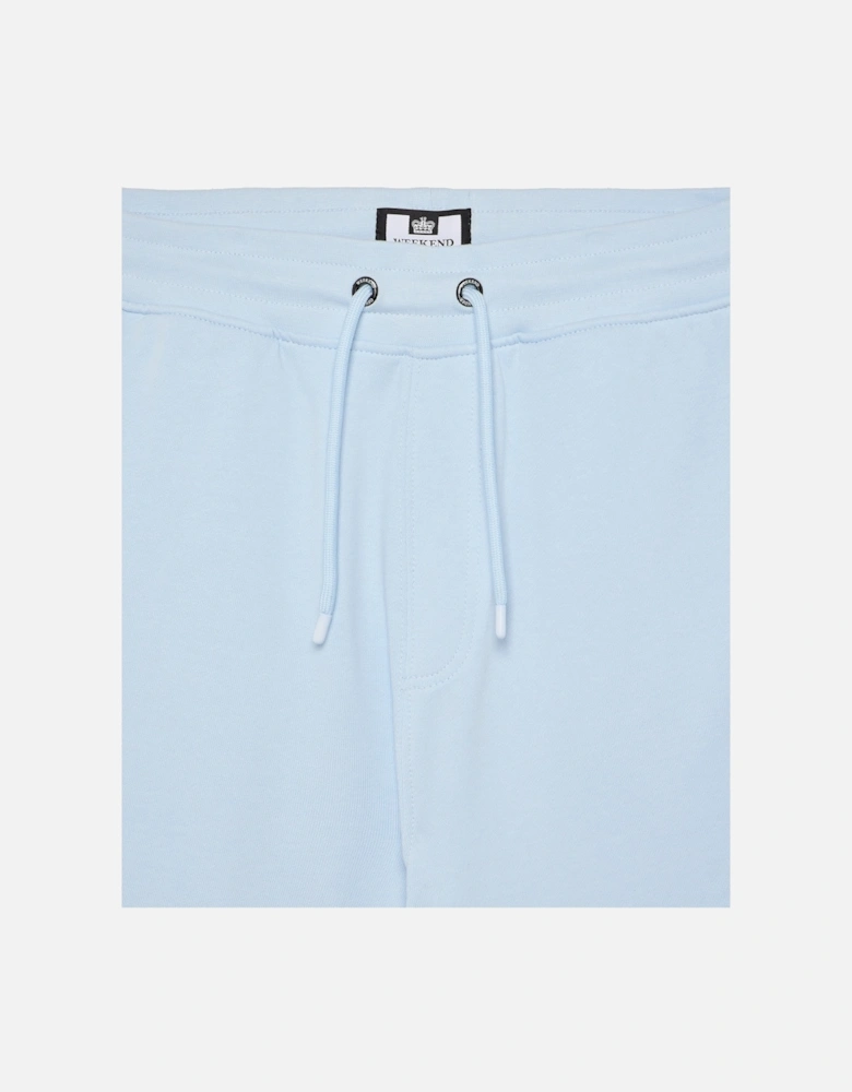 Pink Sands Jogger Shorts - Ocean Wave Blue