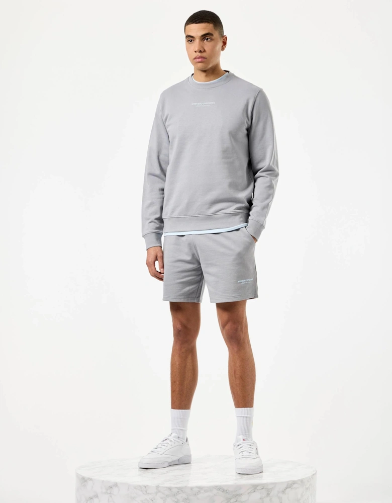 Mytros Shorts - Smokey Grey /Ocean Wave Blue
