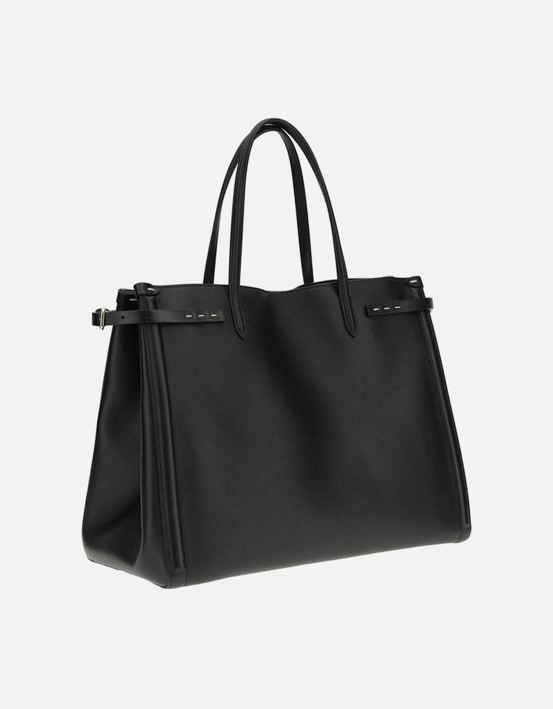 Antibes Handbag with Gold Finish Details Women - Black