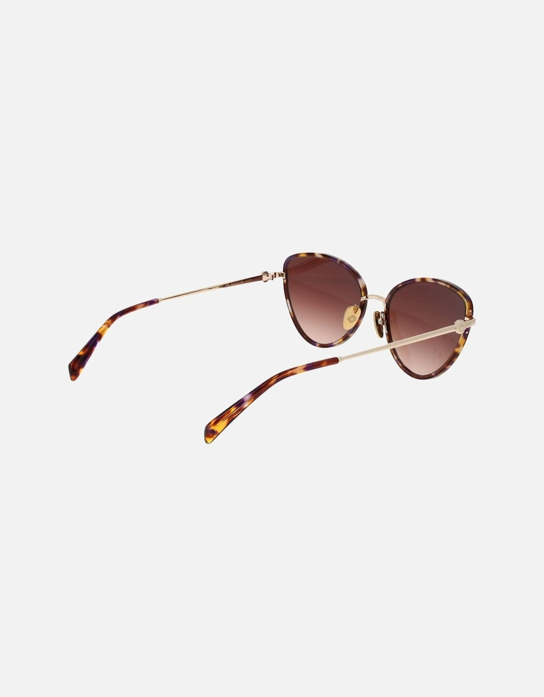 Cat Eye Gradient Sunglasses with Full-Rim Frame Women - Brown
