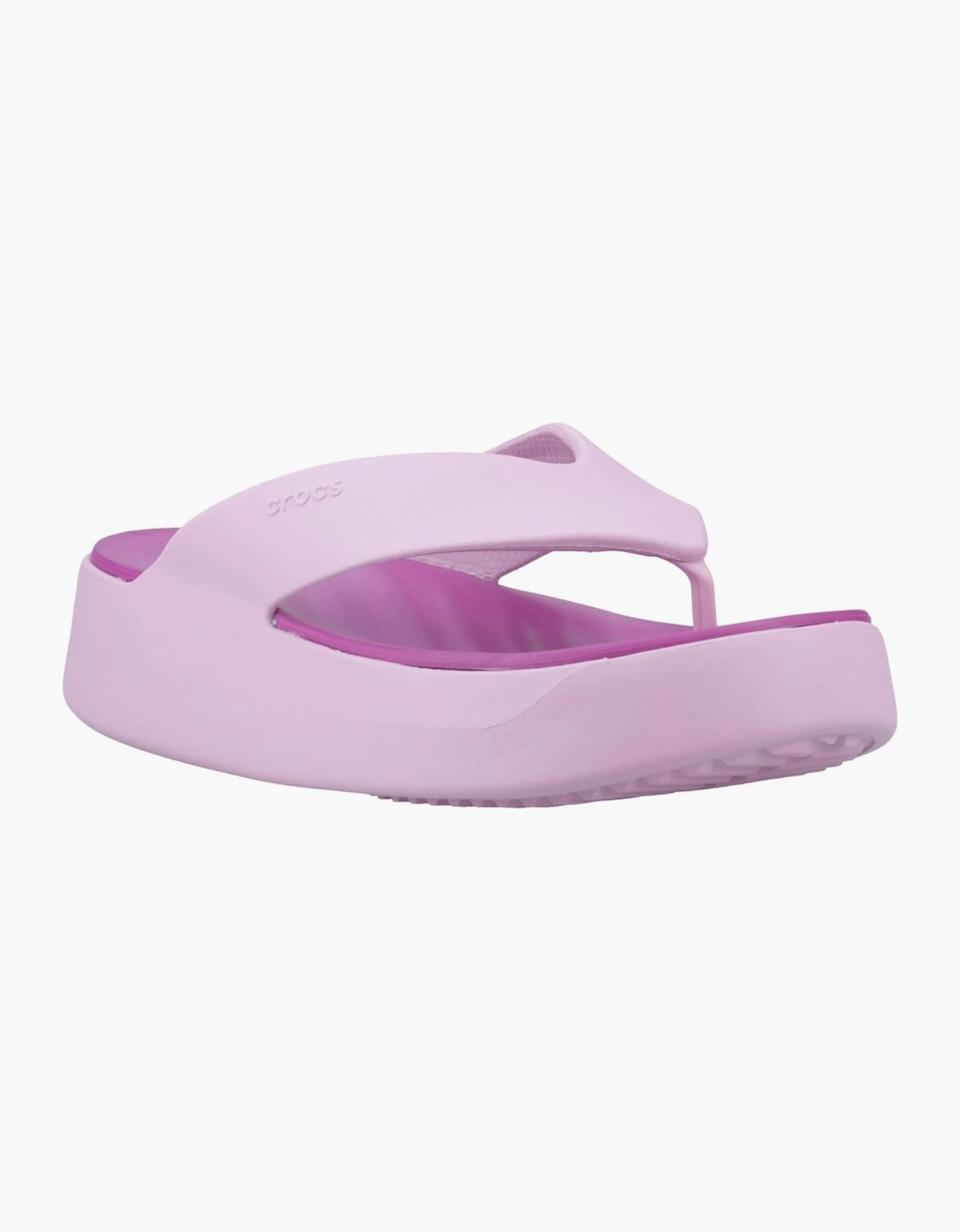 Crocs Women's Getaway Platform Flip Womens Toe Post Sandals - Purple - Size: 5