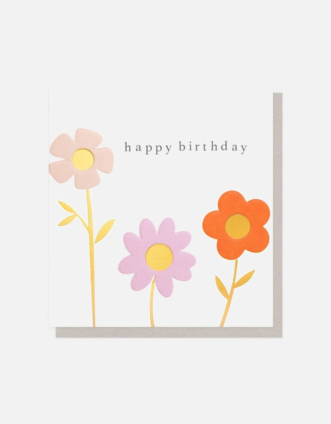 Colourful Flowers Happy Birthday Card, 2 of 1