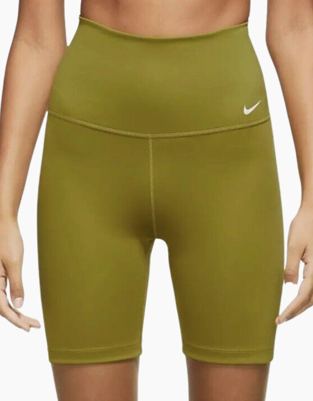 Women's Nike One Dri-Fit Green Shorts - Size: 16