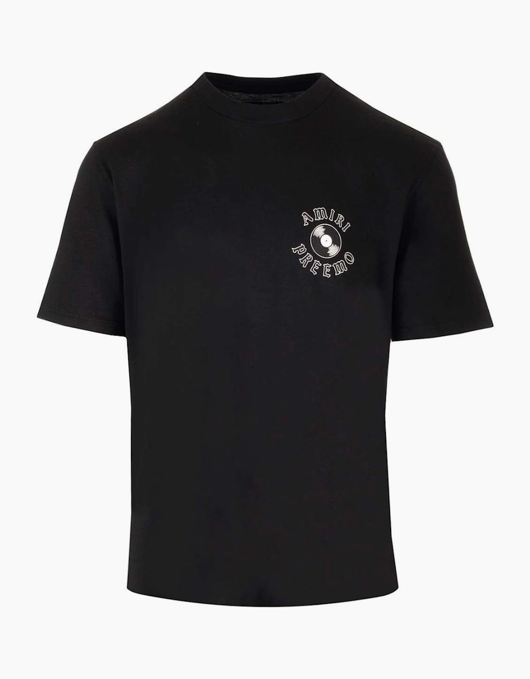 Amiri Men's Black Premier Records Logo T-Shirt  42 Xl
