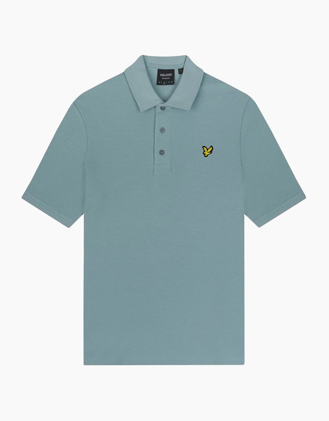 Men's Lyle & Scott Slate Blue Milano Polo Shirt - Size: 44