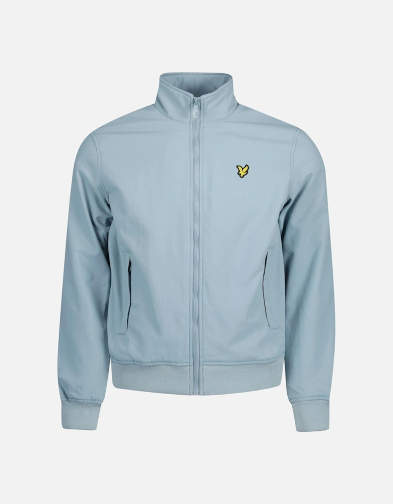 Lyle & Scott Fleece Lined Funnel Neck Away Blue Jacket