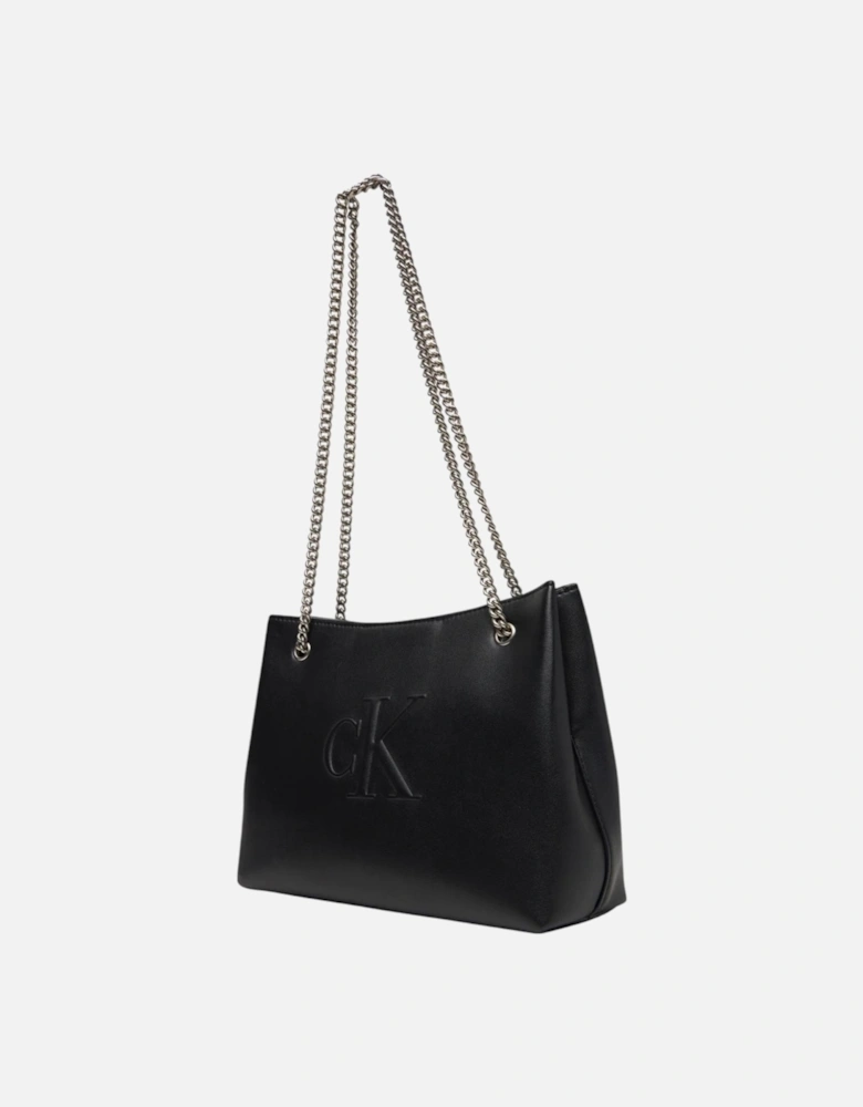 Zip Fastening Jeans with Inside Pockets Women - Black Bags