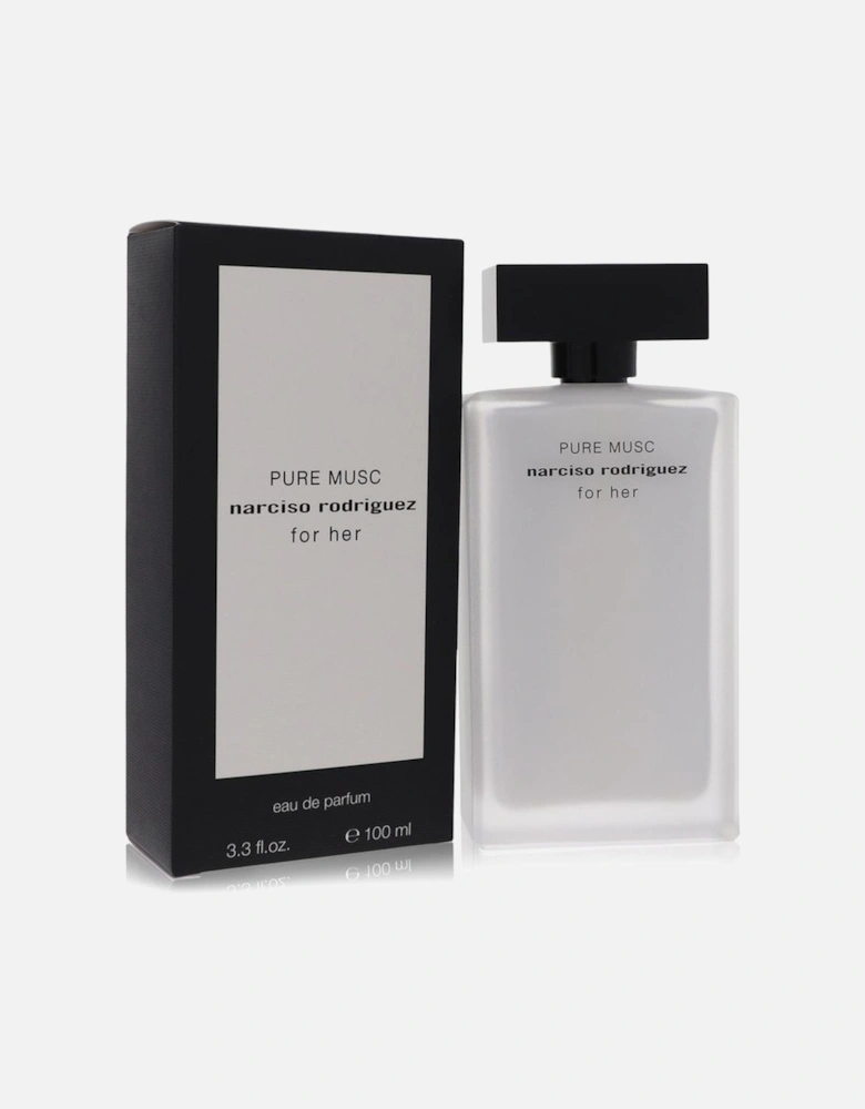 Pure Musc by Eau De Parfum Spray 3.3 oz for Women - Soft White