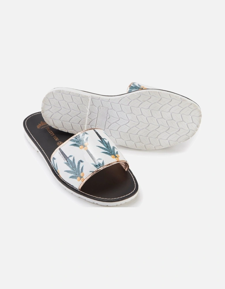 Coconut Printed Slide & Clutch Set