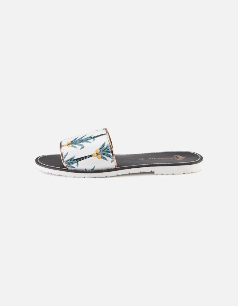 Coconut Printed Slide & Clutch Set