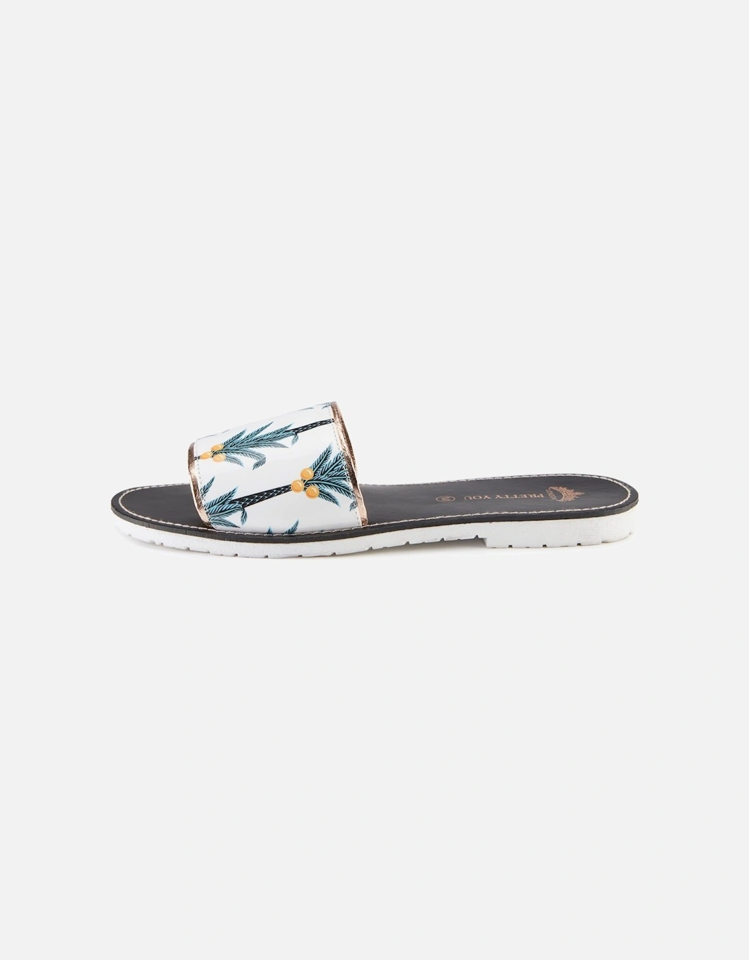 Coconut Printed Slide & Clutch Set