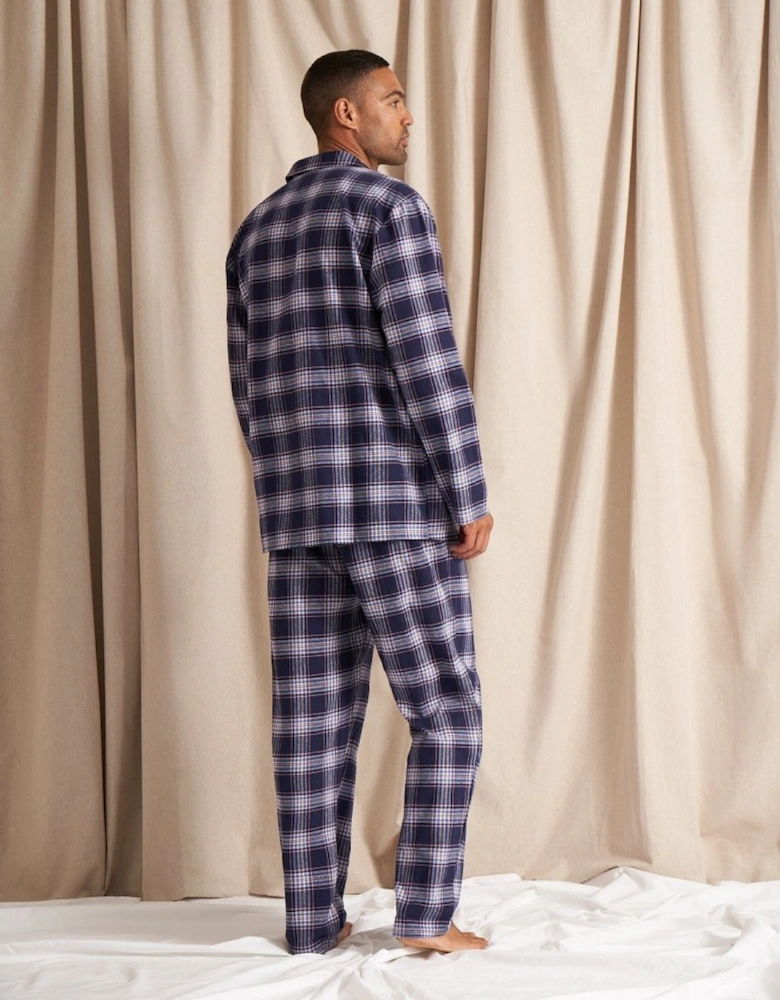 Plaid Pyjamas in Midnight