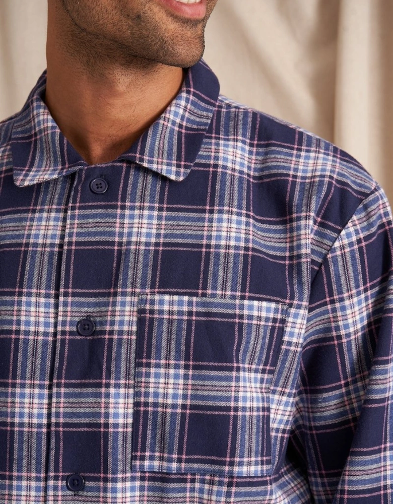 Plaid Pyjamas in Midnight