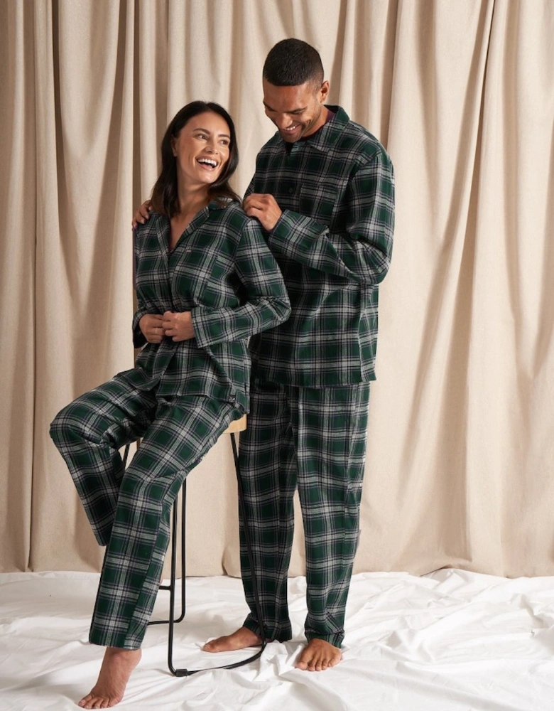 Plaid Pyjama Set in Green