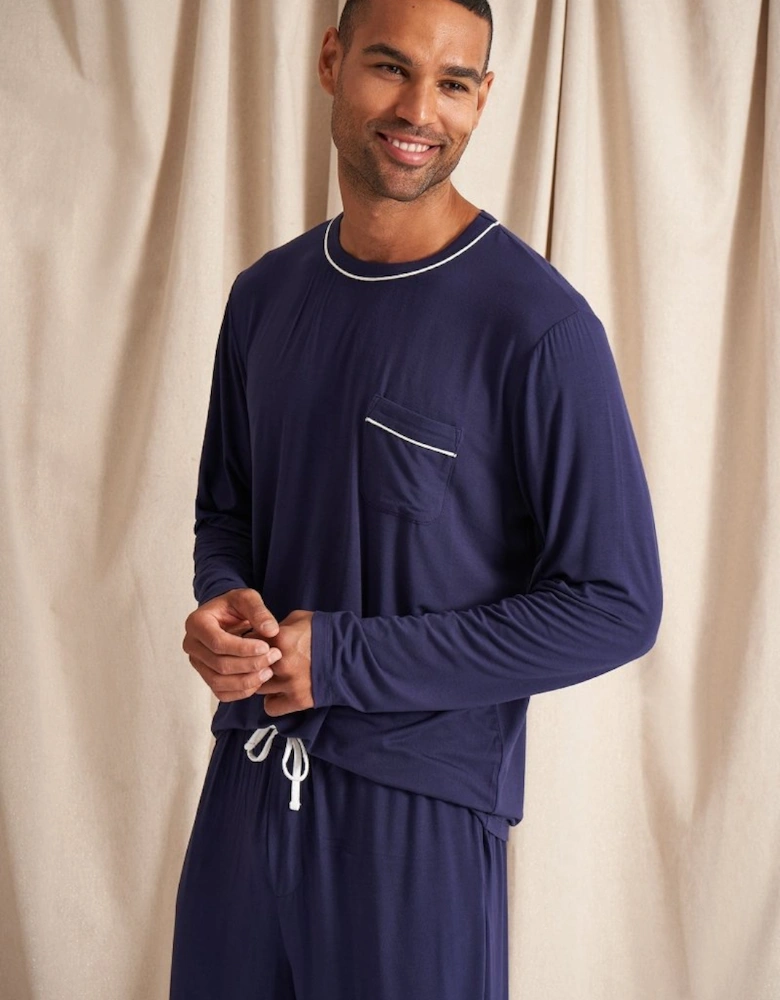 Bamboo Pyjama Set in Midnight