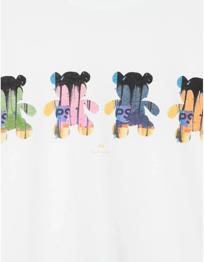 PS Teddy Multi T-Shirt 01 WHITE