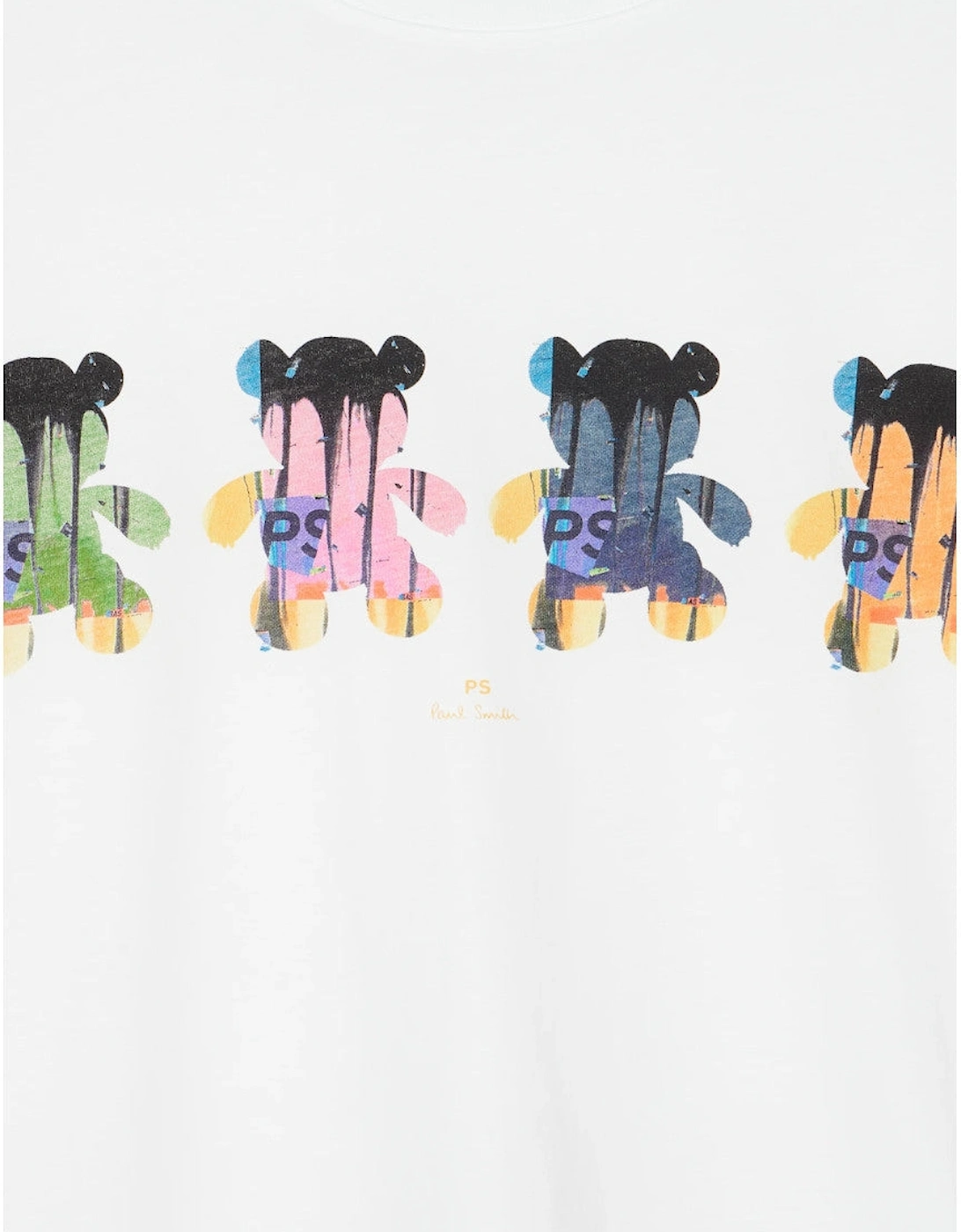 PS Teddy Multi T-Shirt 01 WHITE