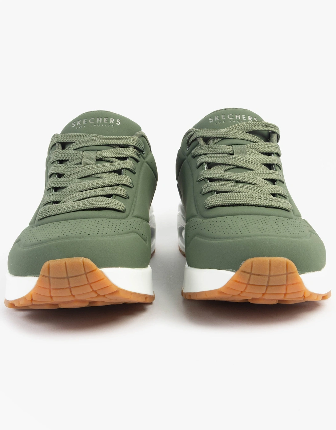 Skechers Men's Green 52458/Olv Uno - Stand On Air Trainers Olive - Size: 9