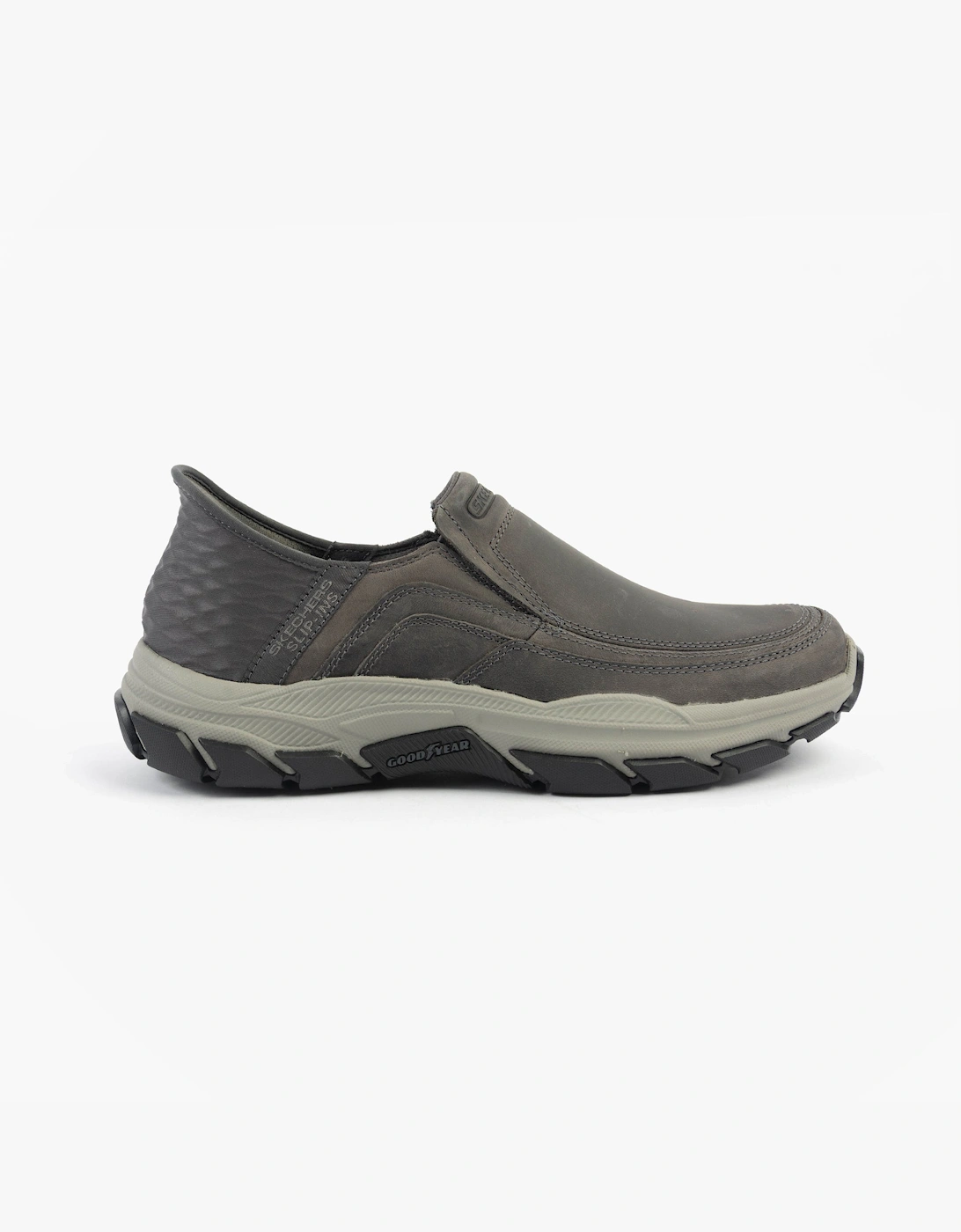Men's Skechers 204810/CHAR RESPECTED - ELGIN Mens Shoes Charcoal - Grey - Size: 9