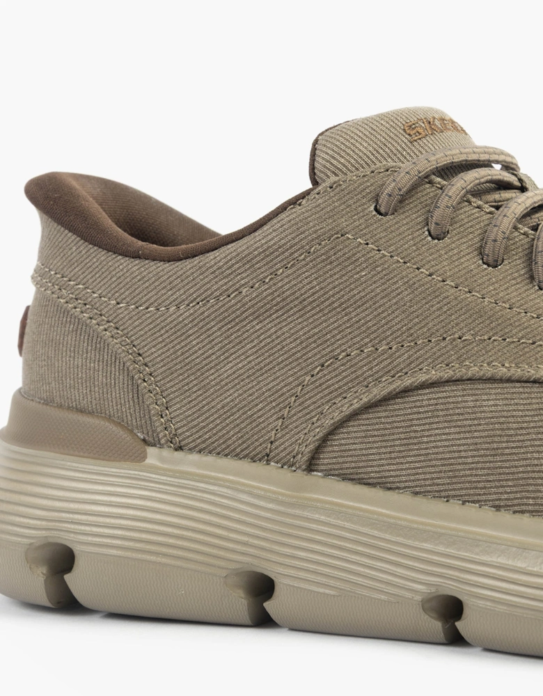 GARZA - CLIVE Mens Shoes Dark Taupe